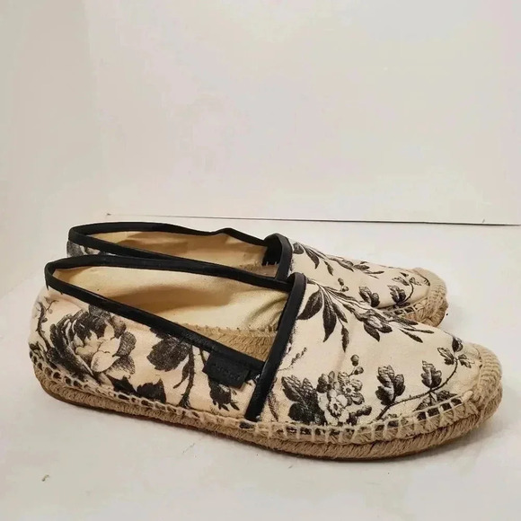 Gucci Canvas Floral Print Espadrille 39 - Picture 6 of 13